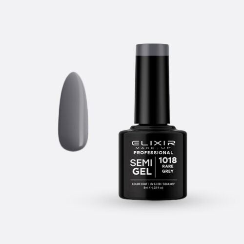 Elixir Ημιμόνιμο Βερνίκι Νυχιών #1018 Rare Grey 8ml