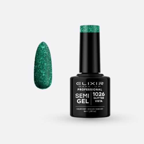 Elixir Ημιμόνιμο Βερνίκι Νυχιών #1026 Glitter Vista 8ml