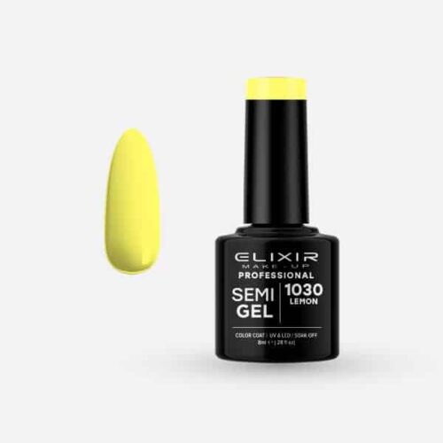 Elixir Ημιμόνιμο Βερνίκι Νυχιών #1030 Lemon 8ml