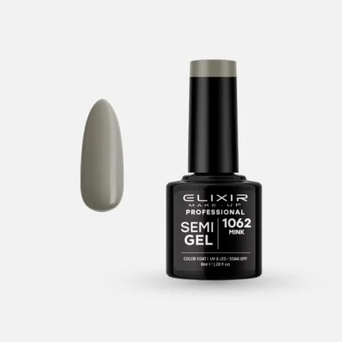 Elixir Ημιμόνιμο Βερνίκι Νυχιών #1062 Mink 8ml