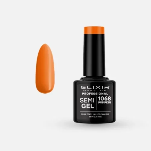 Elixir Ημιμόνιμο Βερνίκι Νυχιών #1068 Pumpkin 8ml