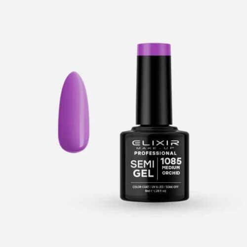 Elixir Ημιμόνιμο Βερνίκι Νυχιών #1085 Medium Orchid 8ml
