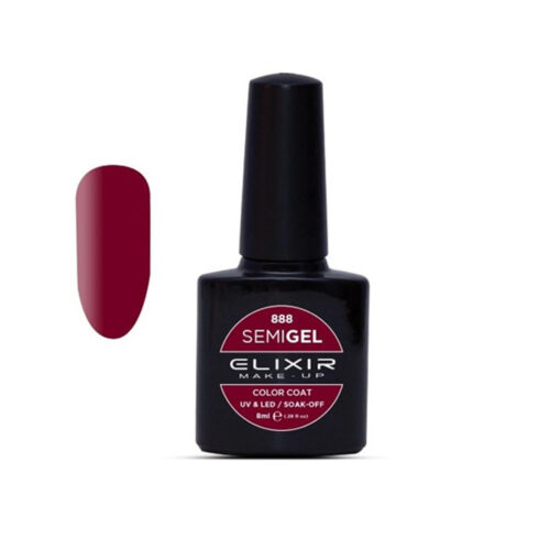 Elixir Ημιμόνιμο Βερνίκι Νυχιών #888 Plum 8ml