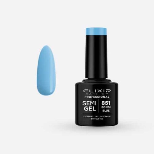 Elixir Ημιμόνιμο Βερνίκι Νυχιών #851 Bondi Blue 8ml