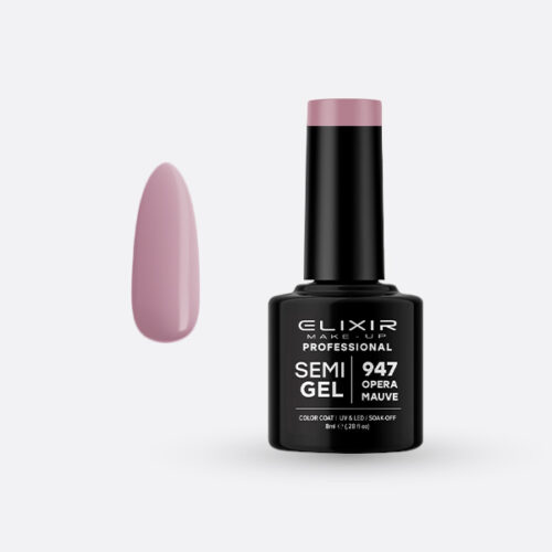 Elixir Ημιμόνιμο Βερνίκι Νυχιών #947 Opera Mauve 8ml
