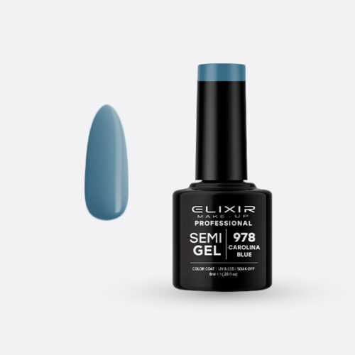Elixir Ημιμόνιμο Βερνίκι Νυχιών #978 Carolina Blue 8ml