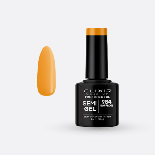 Elixir Ημιμόνιμο Βερνίκι Νυχιών #984 Suffron 8ml