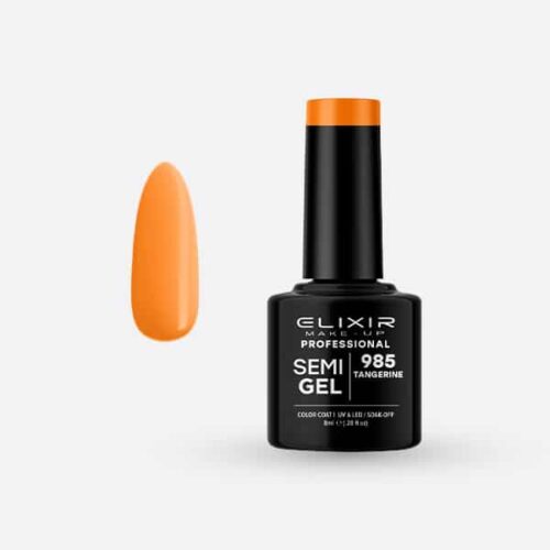 Elixir Ημιμόνιμο Βερνίκι Νυχιών #985 Tangerine 8ml