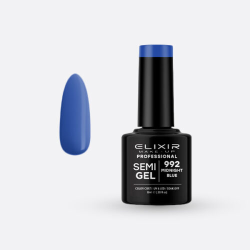 Elixir Ημιμόνιμο Βερνίκι Νυχιών #992 Midnight Blue 8ml
