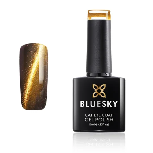 Bluesky Ημιμόνιμο Βερνίκι Νυχιών Cat Eye Coat Golden 10ml