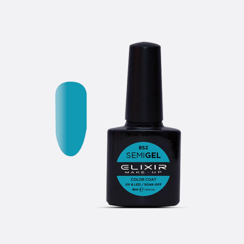 Elixir Ημιμόνιμο Βερνίκι Νυχιών #852 Blue Munsell 8ml