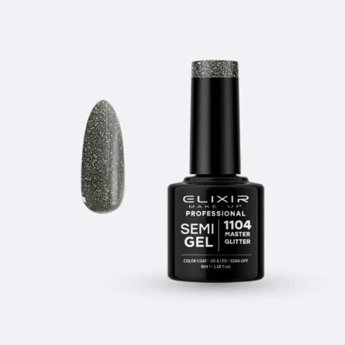 Elixir Ημιμόνιμο Βερνίκι Νυχιών #1104 Master Glitter 8ml
