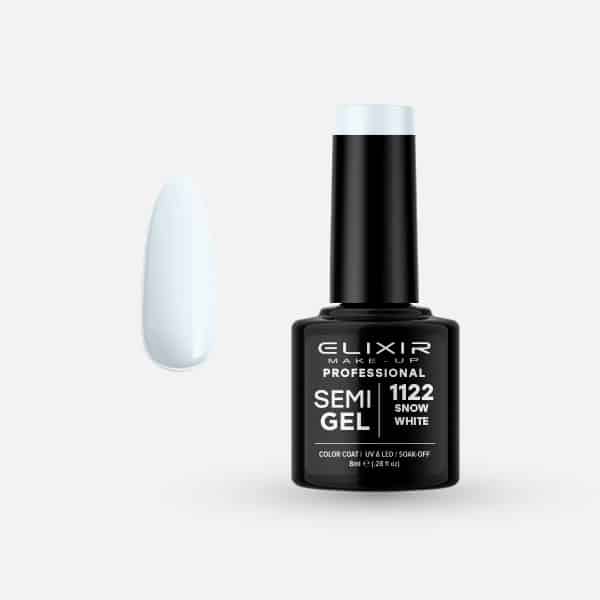 Elixir Ημιμόνιμο Βερνίκι Νυχιών #1122 Snow White 8ml