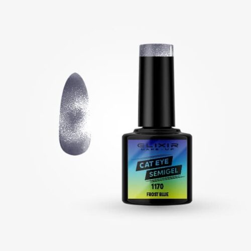 Elixir Ημιμόνιμο Βερνίκι Νυχιών Cat Eye #1170 Frost Blue 8ml