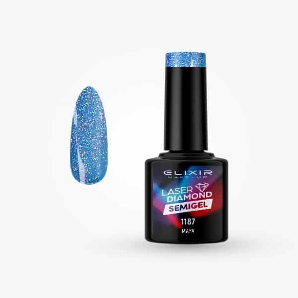 Elixir Ημιμόνιμο Βερνίκι Νυχιών Laser Diamond #1187 Maya 8ml