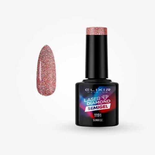 Elixir Ημιμόνιμο Βερνίκι Νυχιών Laser Diamond #1191 Sunrise 8ml