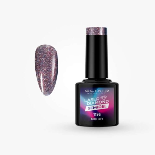 Elixir Ημιμόνιμο Βερνίκι Νυχιών Laser Diamond #1196 Soho Loft 8ml