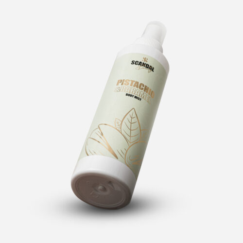 Scandal Beauty Pistachio & Caramel Body Mist 200ml - Σπρέι Σώματος Με Φιστίκι Καραμέλα & Βανίλια