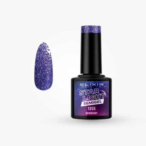 Elixir Ημιμόνιμο Βερνίκι Νυχιών Star Light #1255 Dewberry 8ml