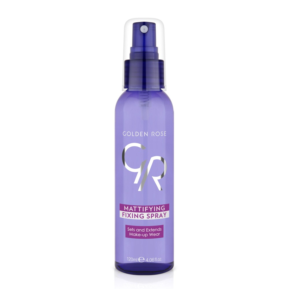 Golden Rose Mattifying Fixing Spray 120ml - Σταθεροποιητικό Σπρέι Μακιγιάζ Για Ματ Αποτέλεσμα