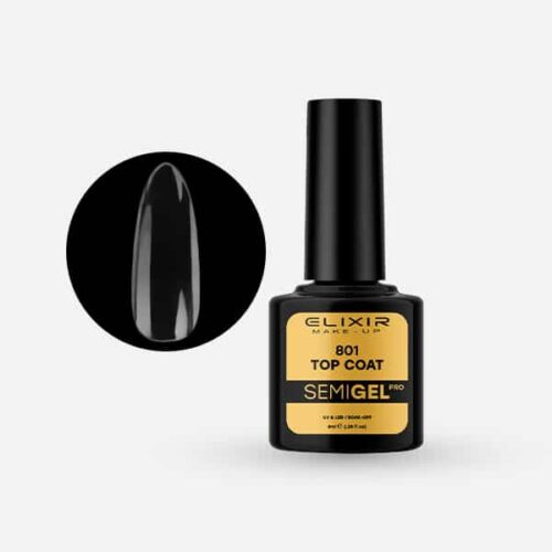 Elixir Ημιμόνιμο Βερνίκι Νυχιών #801 Top Coat 8ml