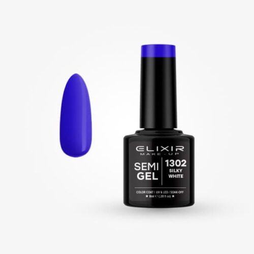 Elixir Ημιμόνιμο Βερνίκι Νυχιών #1302 Silky White 8ml