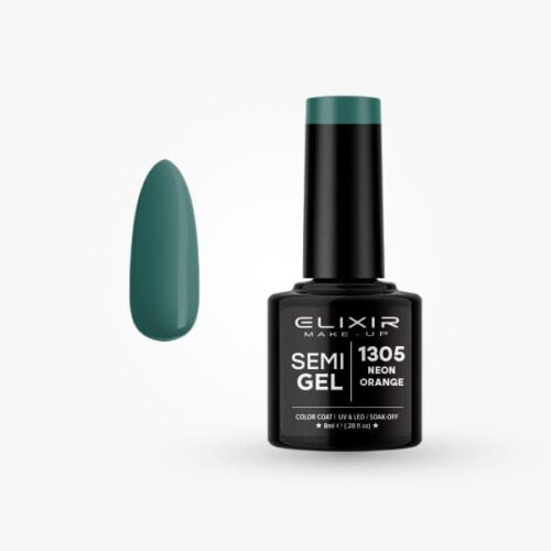 Elixir Ημιμόνιμο Βερνίκι Νυχιών #1305 Neon Orange 8ml