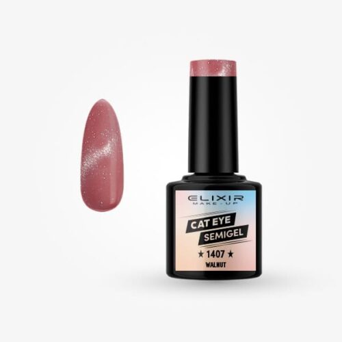Elixir Ημιμόνιμο Βερνίκι Νυχιών Cat Eye #1407 Walnut 8ml