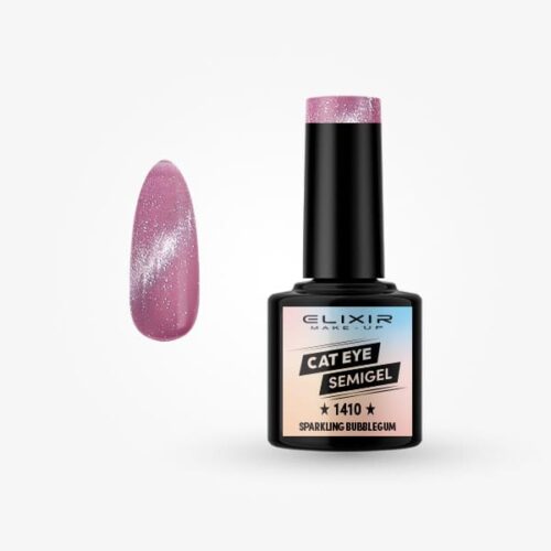 Elixir Ημιμόνιμο Βερνίκι Νυχιών Cat Eye #1410 Sparkling Bubblegum 8ml