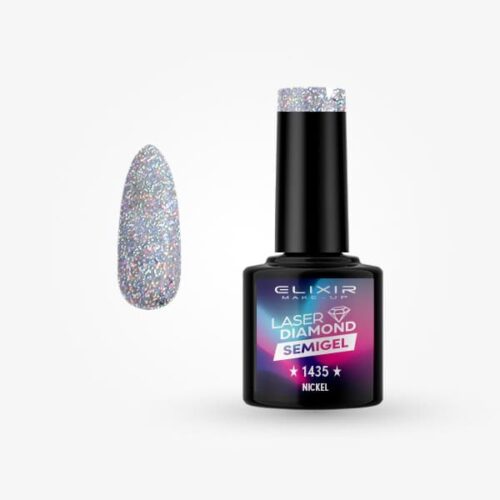 Elixir Ημιμόνιμο Βερνίκι Νυχιών Laser Diamond #1435 Nickel 8ml