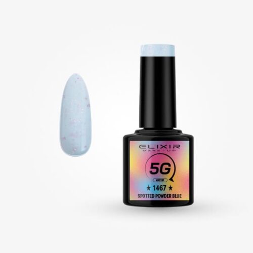 Elixir Ημιμόνιμο Βερνίκι Νυχιών #1467 Spotted Powder Blue 8ml