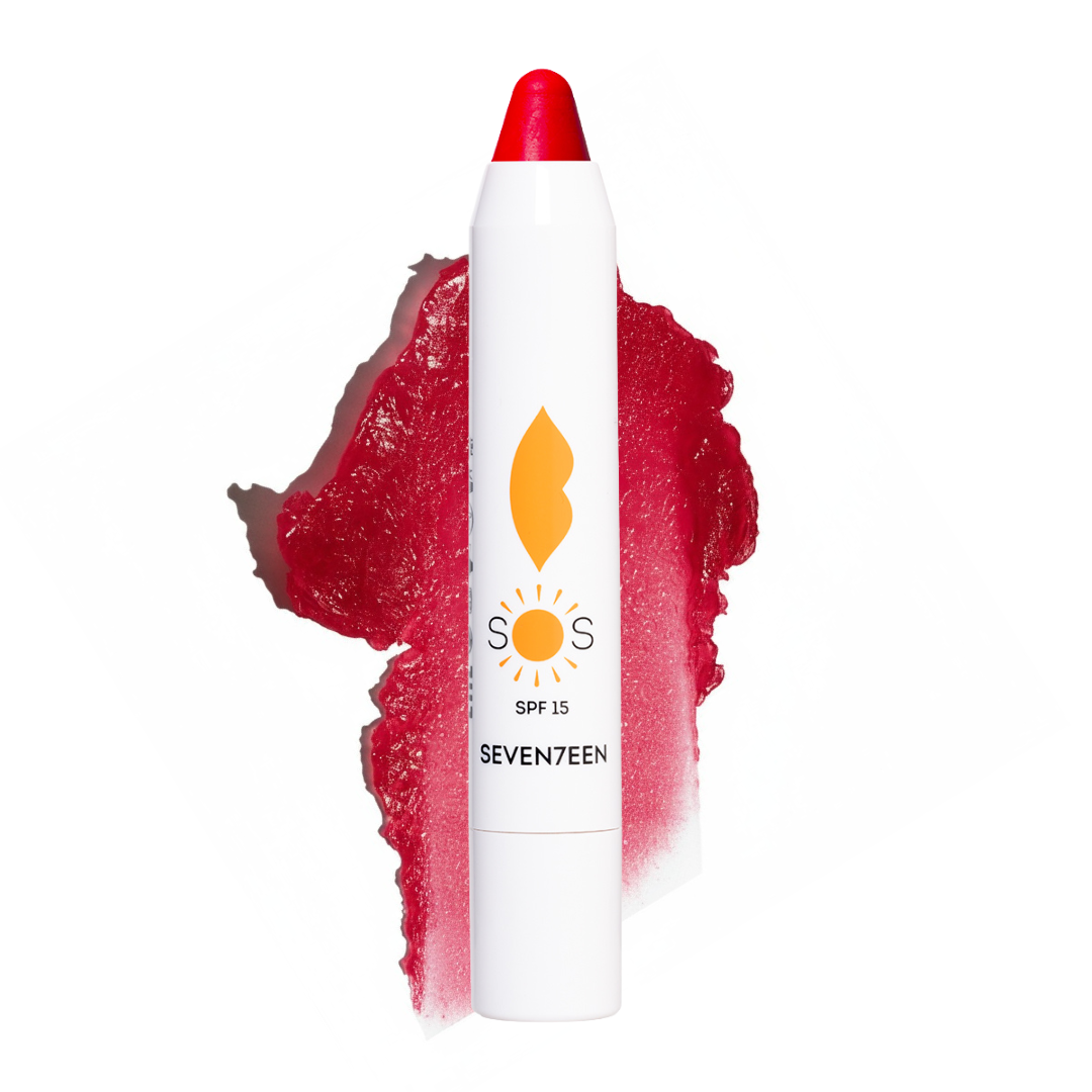 Seventeen Sos Lip Repair SPF15 05 Red 2.6gr - Κρεμώδες Lip Balm Για Ενυδάτωση & Προστασία