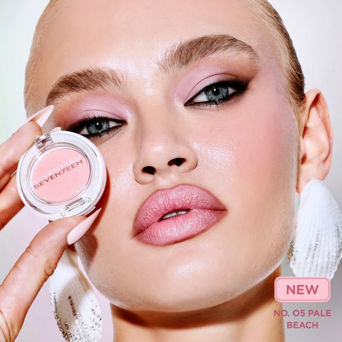 Seventeen Silky Shadow Matt Pale Peach 05 4gr - Σκιά Ματιών Με Ματ Αποτέλεσμα - Image 4