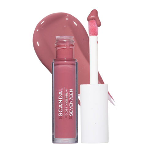Seventeen Scandal Gloss in Oil Serum Rose 06 5ml - Έλαιο-Ορός Χειλιών Για Περιποίηση & Έντονη Λάμψη