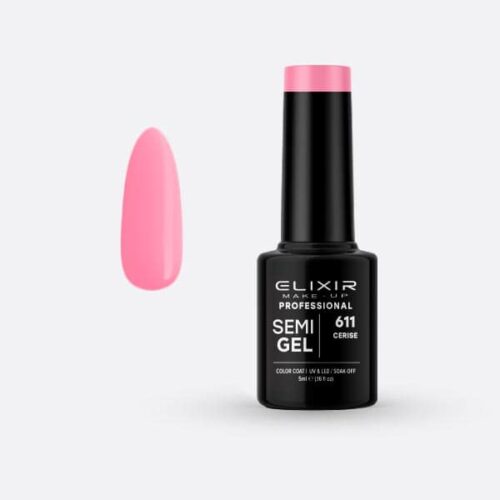 Elixir Ημιμόνιμο Βερνίκι Νυχιών #611 Cerise 5ml