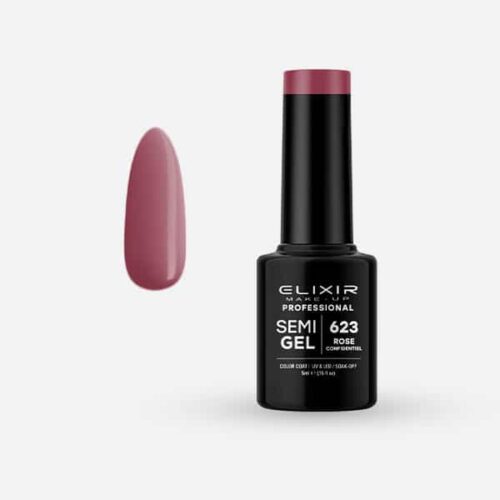 Elixir Ημιμόνιμο Βερνίκι Νυχιών #623 Rose Confidentiel 5ml