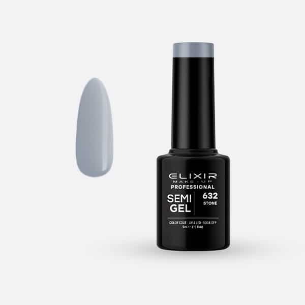 Elixir Ημιμόνιμο Βερνίκι Νυχιών #632 Stone 5ml