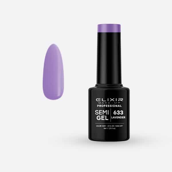 Elixir Ημιμόνιμο Βερνίκι Νυχιών #633 Lavender 5ml