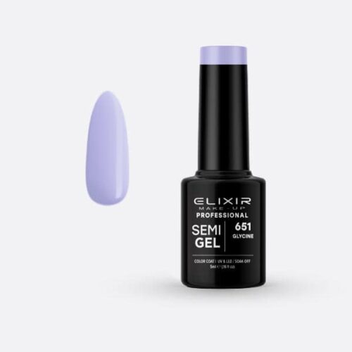 Elixir Ημιμόνιμο Βερνίκι Νυχιών #651 Glycine 5ml