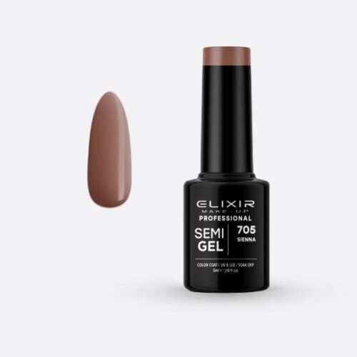 Elixir Ημιμόνιμο Βερνίκι Νυχιών #705 Sienna 5ml
