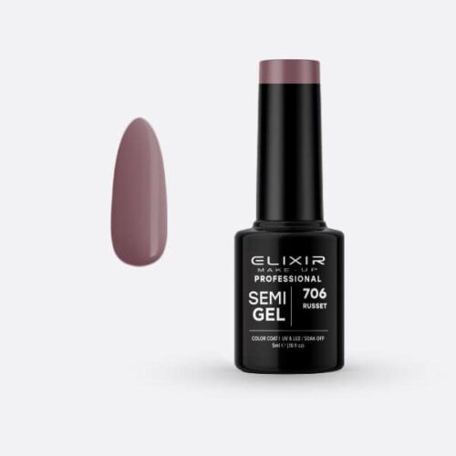 Elixir Ημιμόνιμο Βερνίκι Νυχιών #706 Russet 5ml