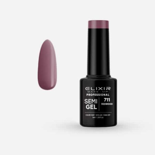 Elixir Ημιμόνιμο Βερνίκι Νυχιών #711 Redwood 5ml