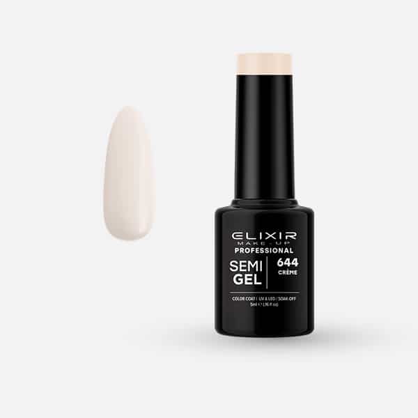 Elixir Ημιμόνιμο Βερνίκι Νυχιών #644 Creme 5ml