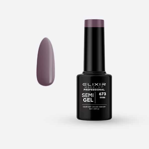 Elixir Ημιμόνιμο Βερνίκι Νυχιών #673 Dove 5ml