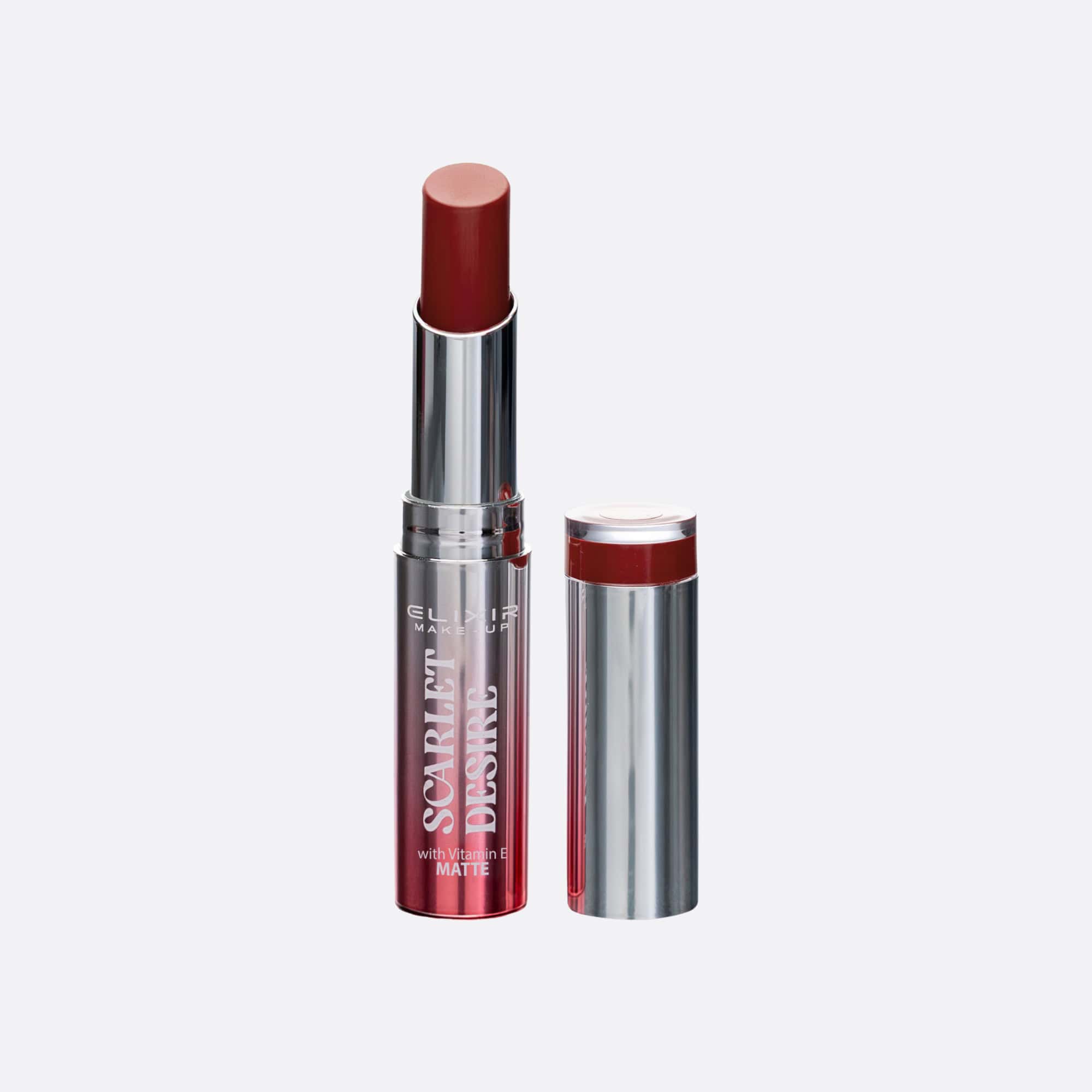 Elixir Scarlet Desire Matte Κραγιόν #108 3gr – Κραγιόν Με Σταθερή Ματ Υφή