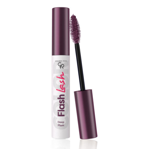 Golden Rose Flash Lash Colored Mascara Deep Plum 09 9ml - Μάσκαρα Για Διαχωρισμό & Όγκο Δαμασκηνί