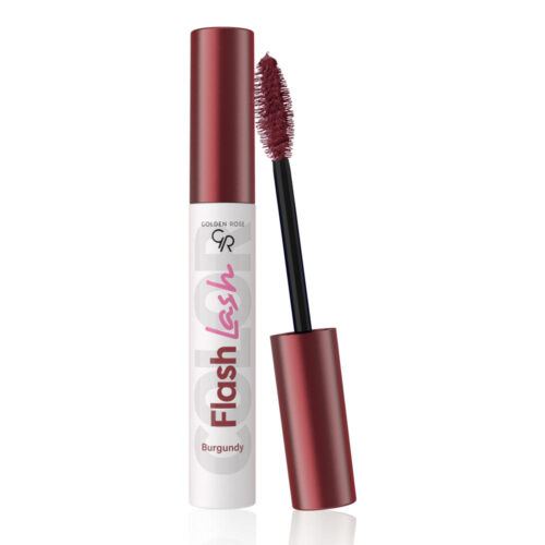 Golden Rose Flash Lash Colored Mascara Burgundy 10 9ml - Μάσκαρα Για Διαχωρισμό & Όγκο Βουργουνδί