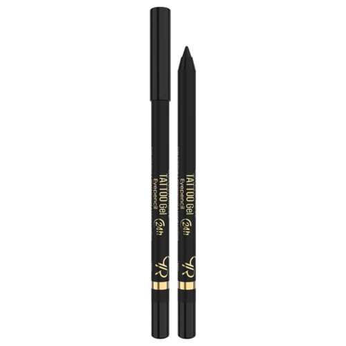 Golden Rose Tattoo Gel Eye Pencil Noir 101 1.2 gr - Αδιάβροχο Μολύβι Ματιών Με Τζελ Υφή