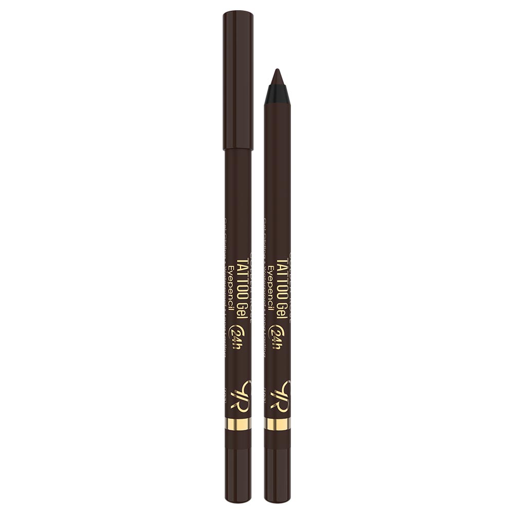 Golden Rose Tattoo Gel Eye Pencil Brown 103 1.2 gr - Αδιάβροχο Μολύβι Ματιών Με Τζελ Υφή