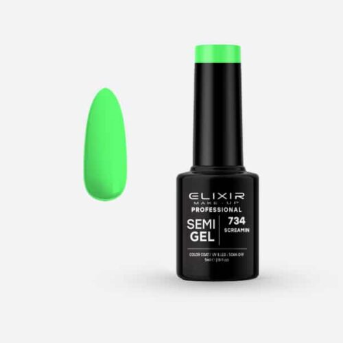 Elixir Ημιμόνιμο Βερνίκι Νυχιών #734 Screamin 5ml